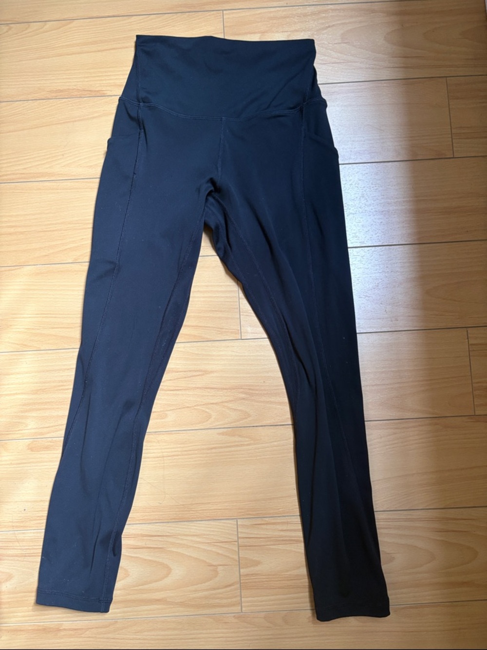 Quince Black High-Waist Leggings